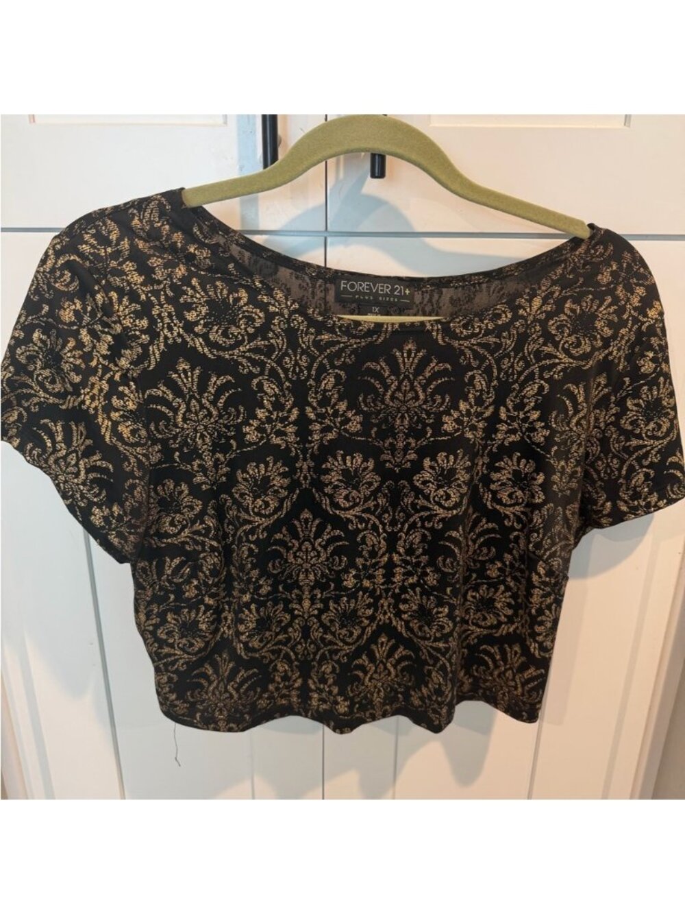 Royal Crop Top